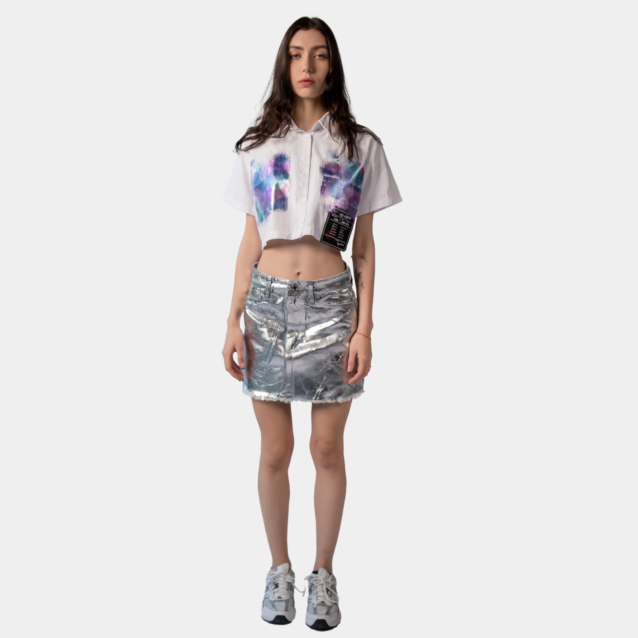 White-Short-Shirt-with-Rainbow-Holographic-Print---3.jpg