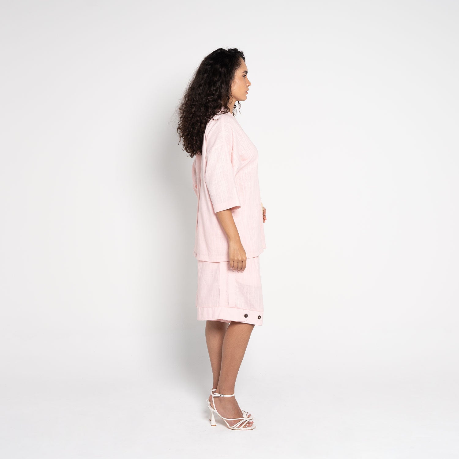 AF1 Pink Linen V - Neck Box Set - Flashmob Nation