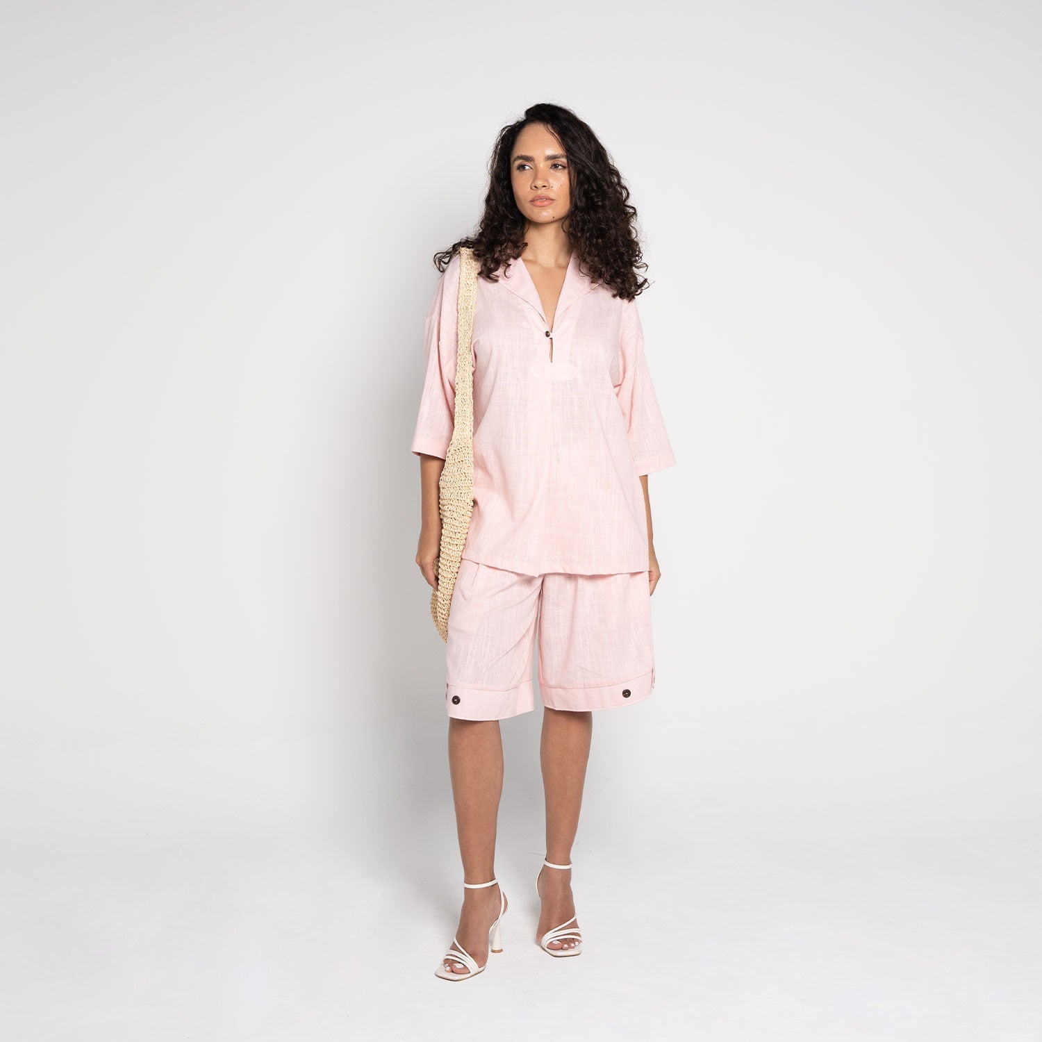 AF1 Pink Linen V - Neck Box Set - Flashmob Nation