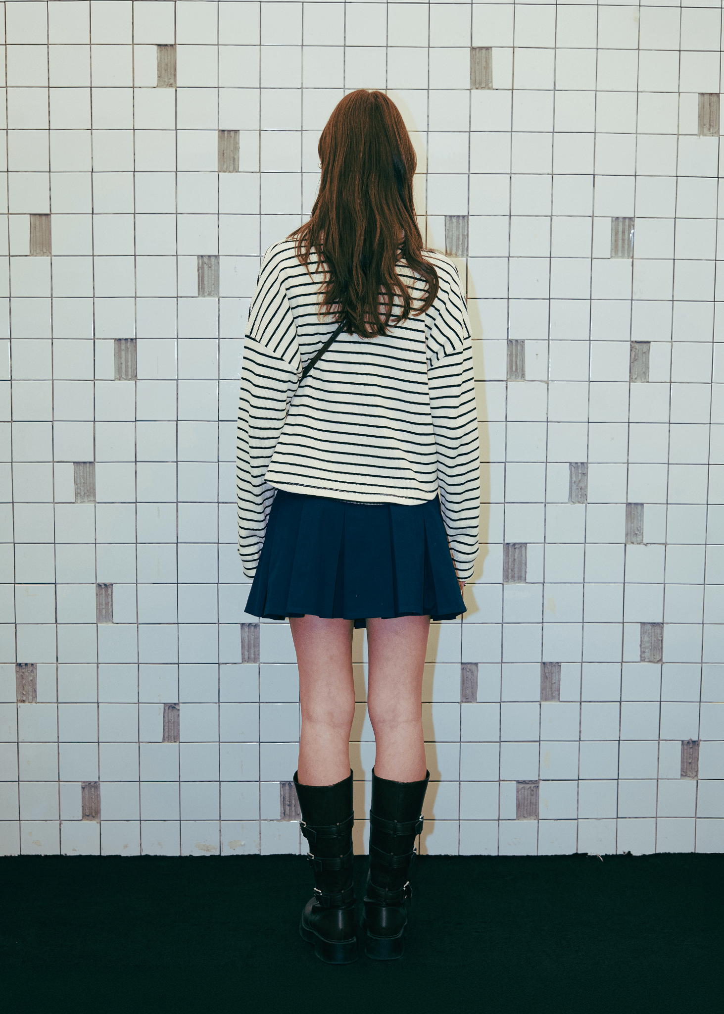 Americana Striped Knit Polo - Flashmob Nation