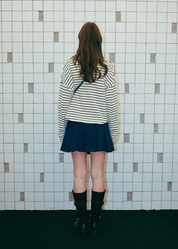 Americana Striped Knit Polo - Flashmob Nation