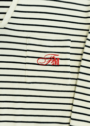 Americana Striped Knit Polo - Flashmob Nation