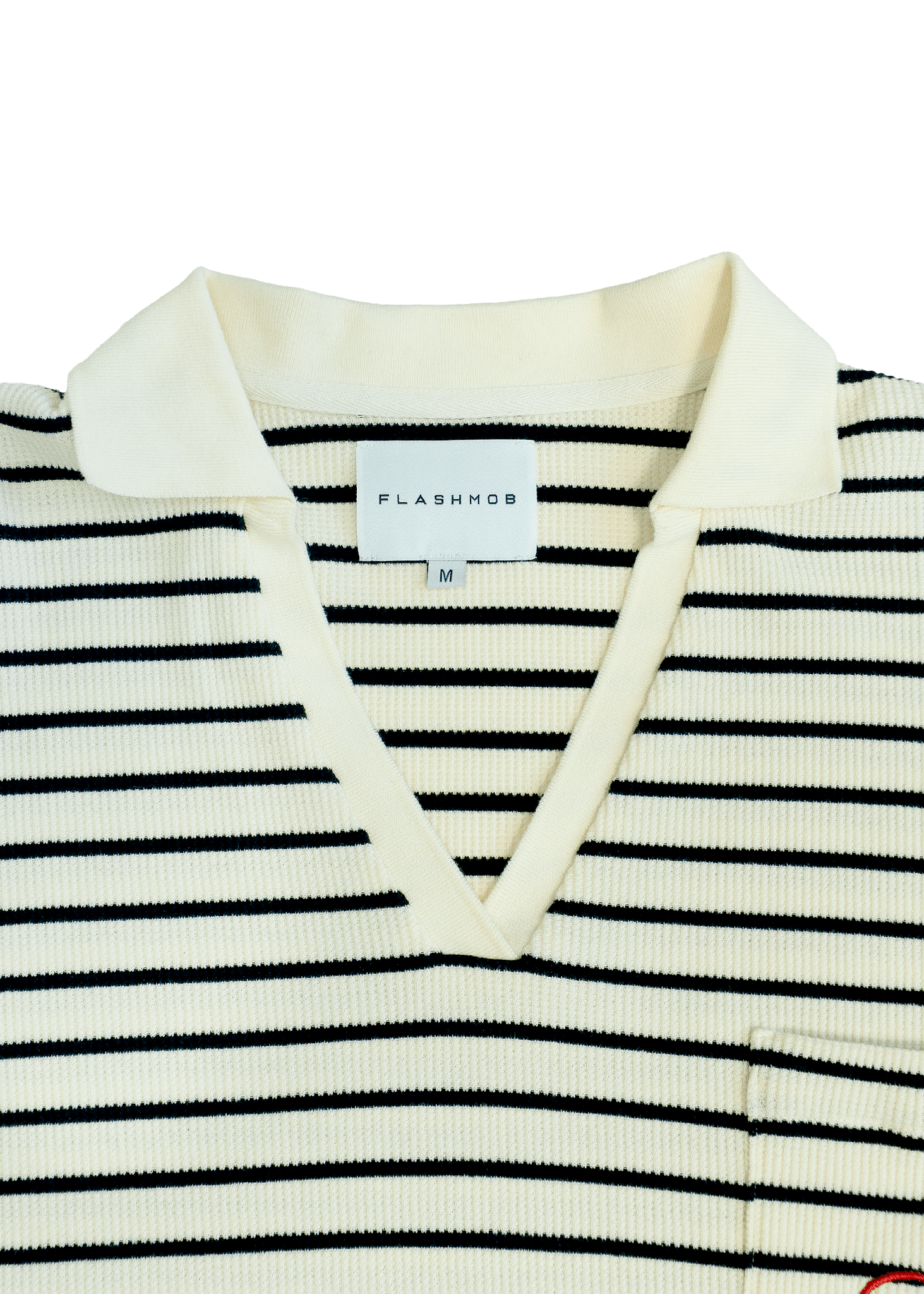Americana Striped Knit Polo - Flashmob Nation