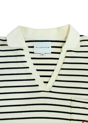 Americana Striped Knit Polo - Flashmob Nation