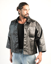 Black Leather Jacket – Classic Faux Leather Style for Women - Flashmob Nation