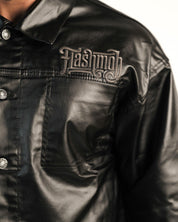 Black Leather Jacket – Classic Faux Leather Style for Women - Flashmob Nation