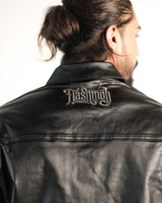 Black Leather Jacket – Classic Faux Leather Style for Women - Flashmob Nation