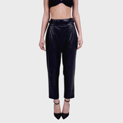 Black Leather Trouser - Flashmob Nation