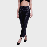 Black Leather Trouser - Flashmob Nation