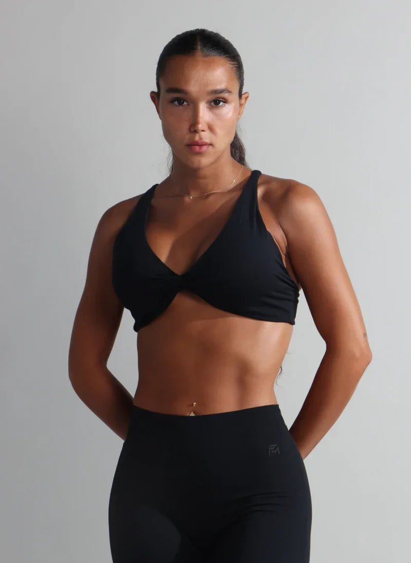Black Minimalist Activewear Set for Women - Flashmob Nation