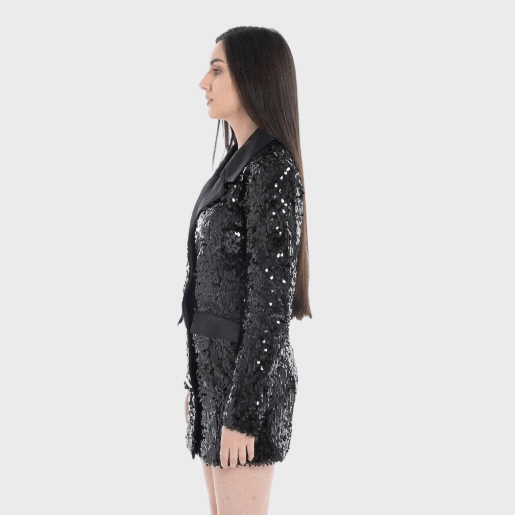 Black Sequin Party Blazer - Flashmob Nation