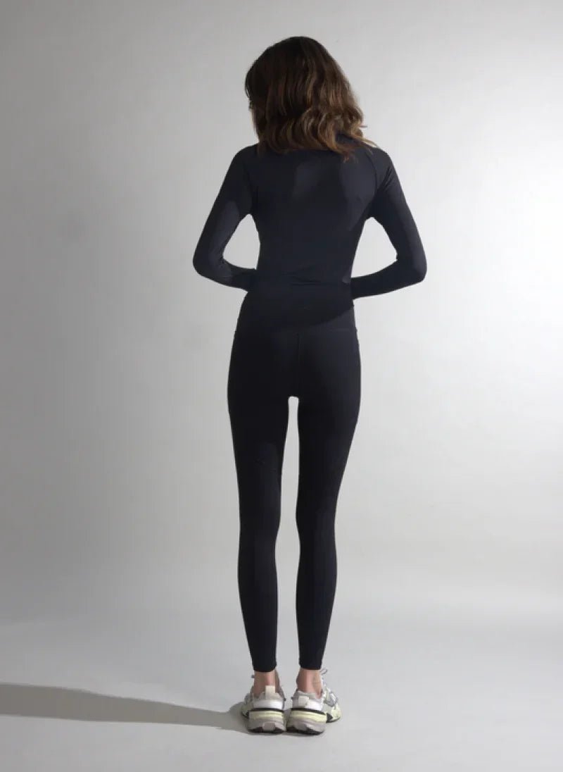 Black Zip - Up Athleisure Co - Ord Set for Women - Flashmob Nation