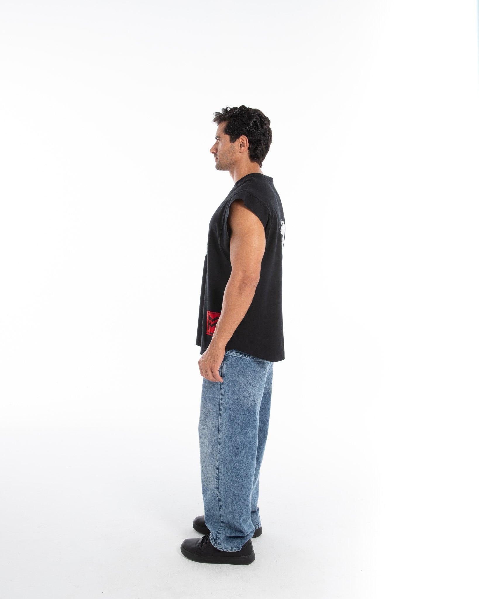 Boxed Oversized Tank – Relaxed Fit Sleeveless Top for Women - Flashmob Nation