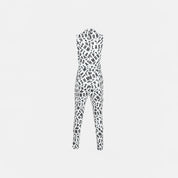 Caution - Tape Print Body Fit Jumpsuit - Flashmob Nation