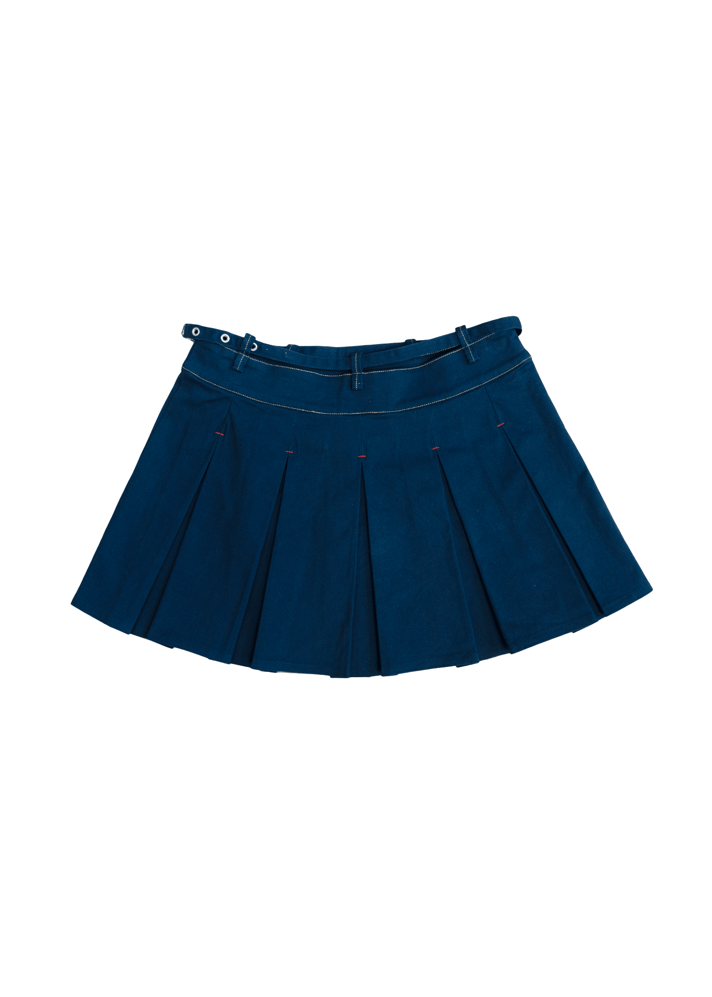 Women's Clove Pleated Bowling Skirt Back view