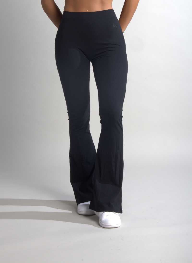 Chic High-Waist Flare Leggings