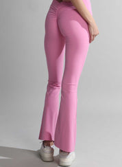 Chic High-Waist Flare Leggings