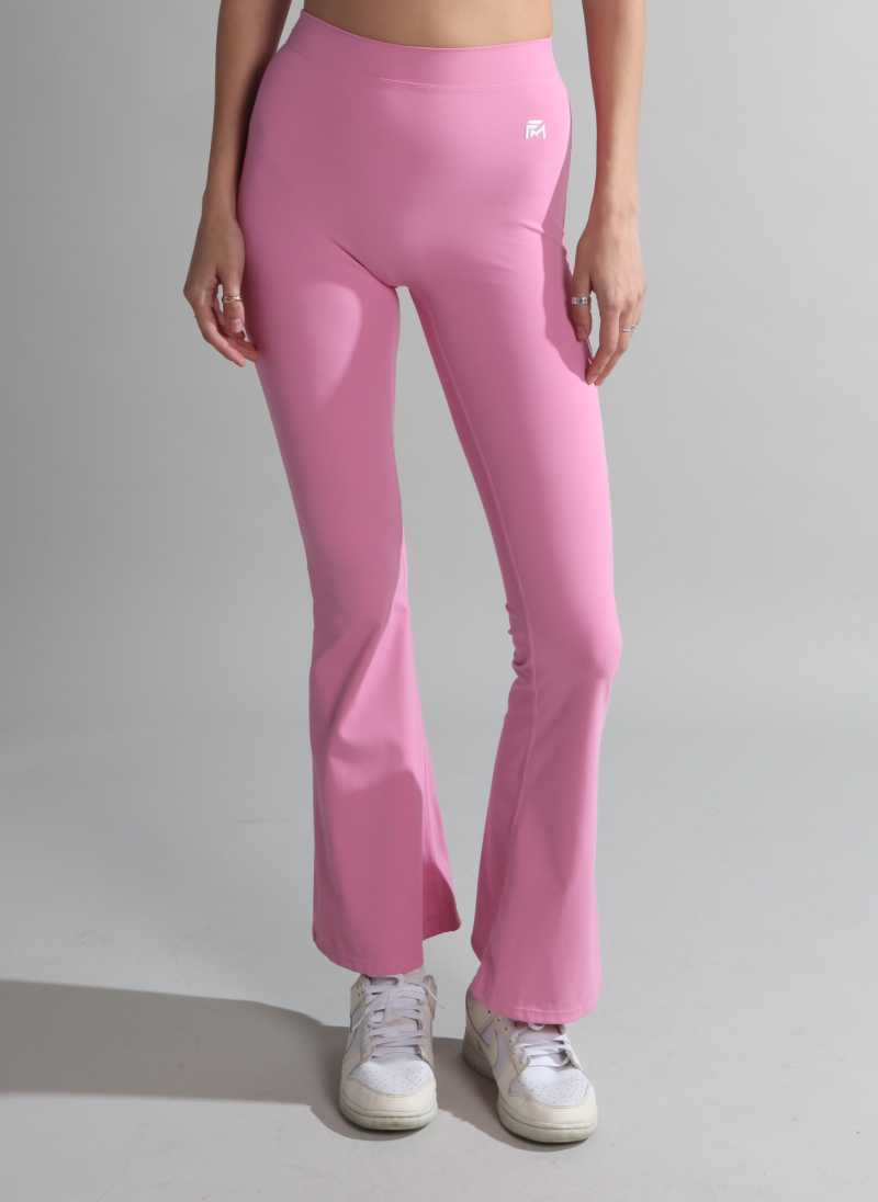 Chic High-Waist Flare Leggings