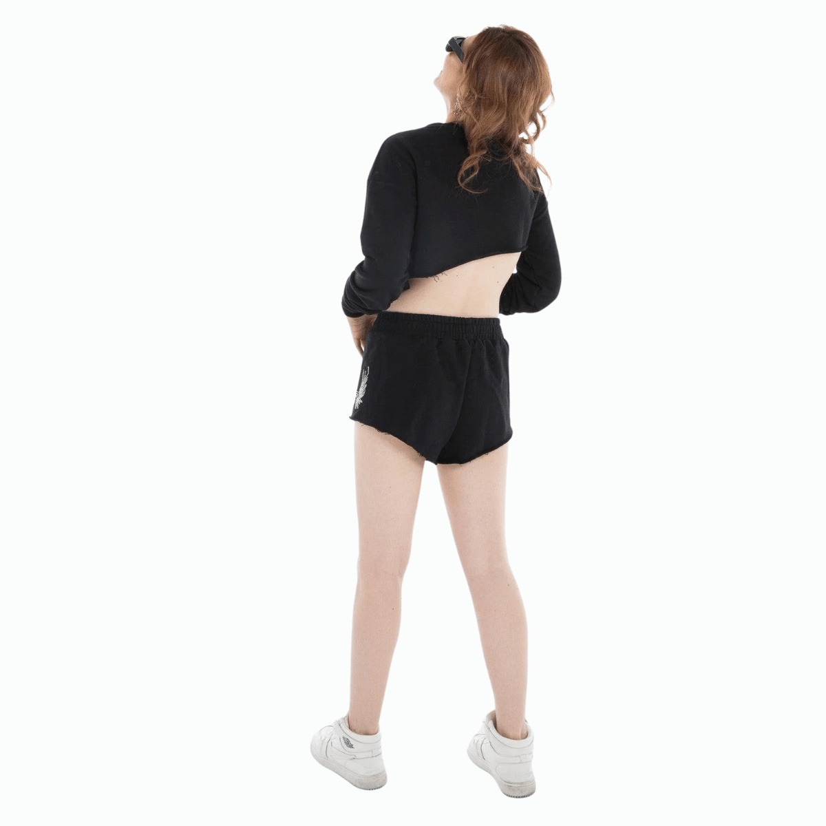 Cropped Sweat and Short Set - Flashmob Nation