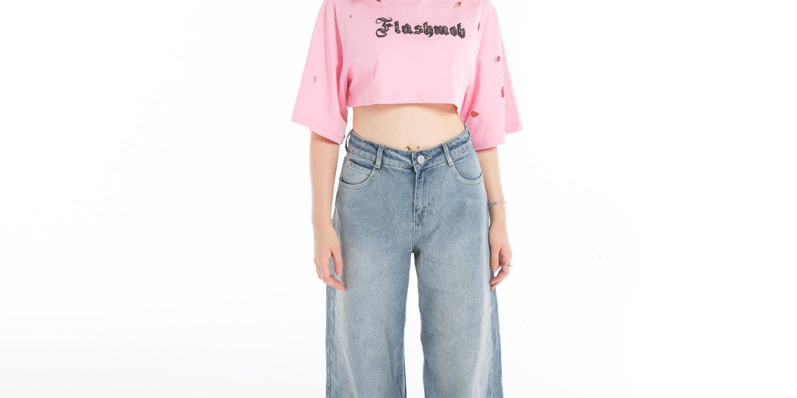 Women’s Cropped Torn Tank Top – Flashmob Nation - Flashmob Nation