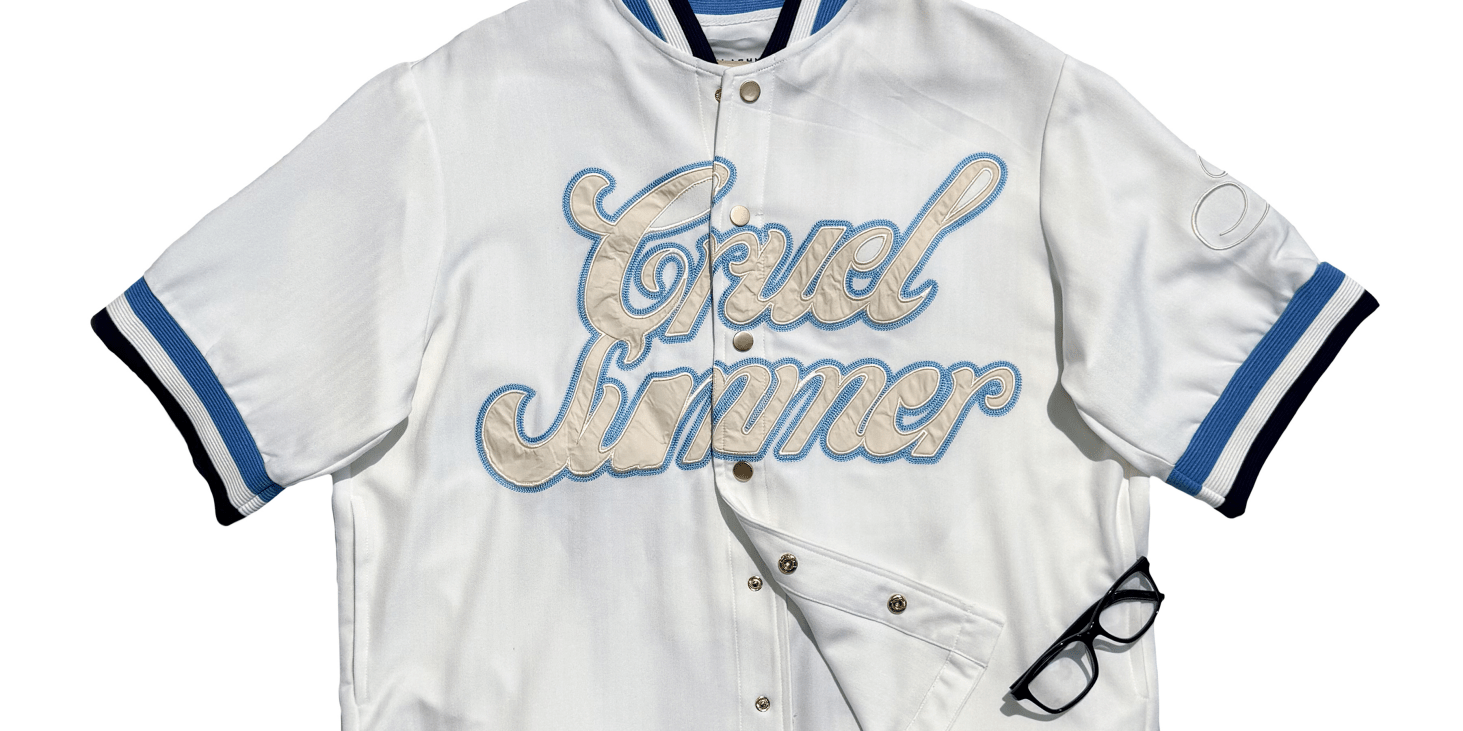 Cruel Summer Baseball Shirt – White - Flashmob Nation