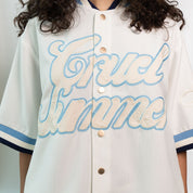 Cruel Summer Baseball Shirt – White - Flashmob Nation