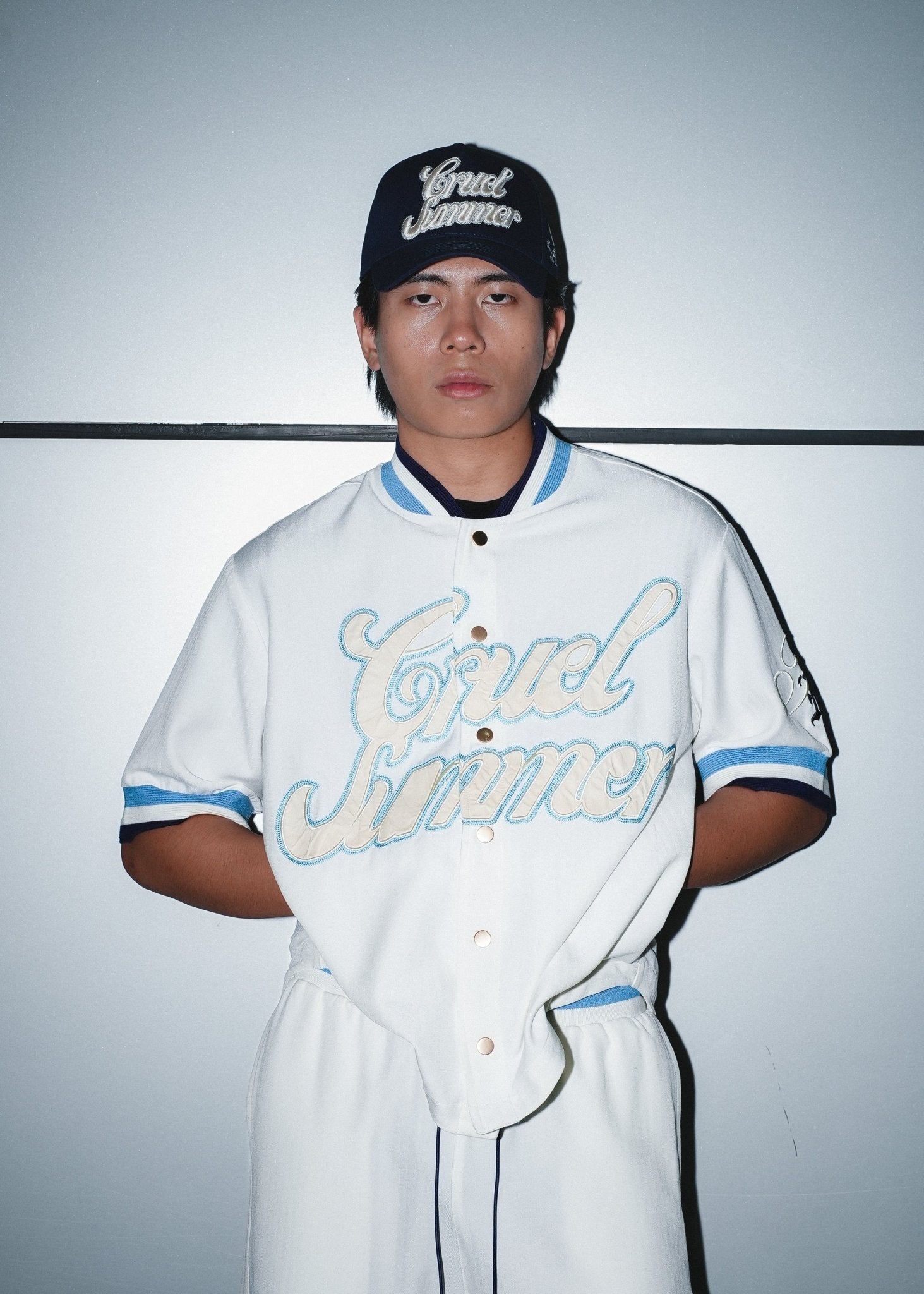 Cruel Summer Baseball Shirt – White - Flashmob Nation