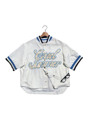 Cruel Summer Baseball Shirt – White - Flashmob Nation