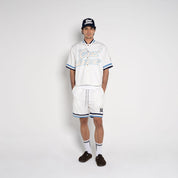 Cruel Summer Baseball Shorts – White - Flashmob Nation