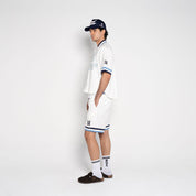 Cruel Summer Baseball Shorts – White - Flashmob Nation