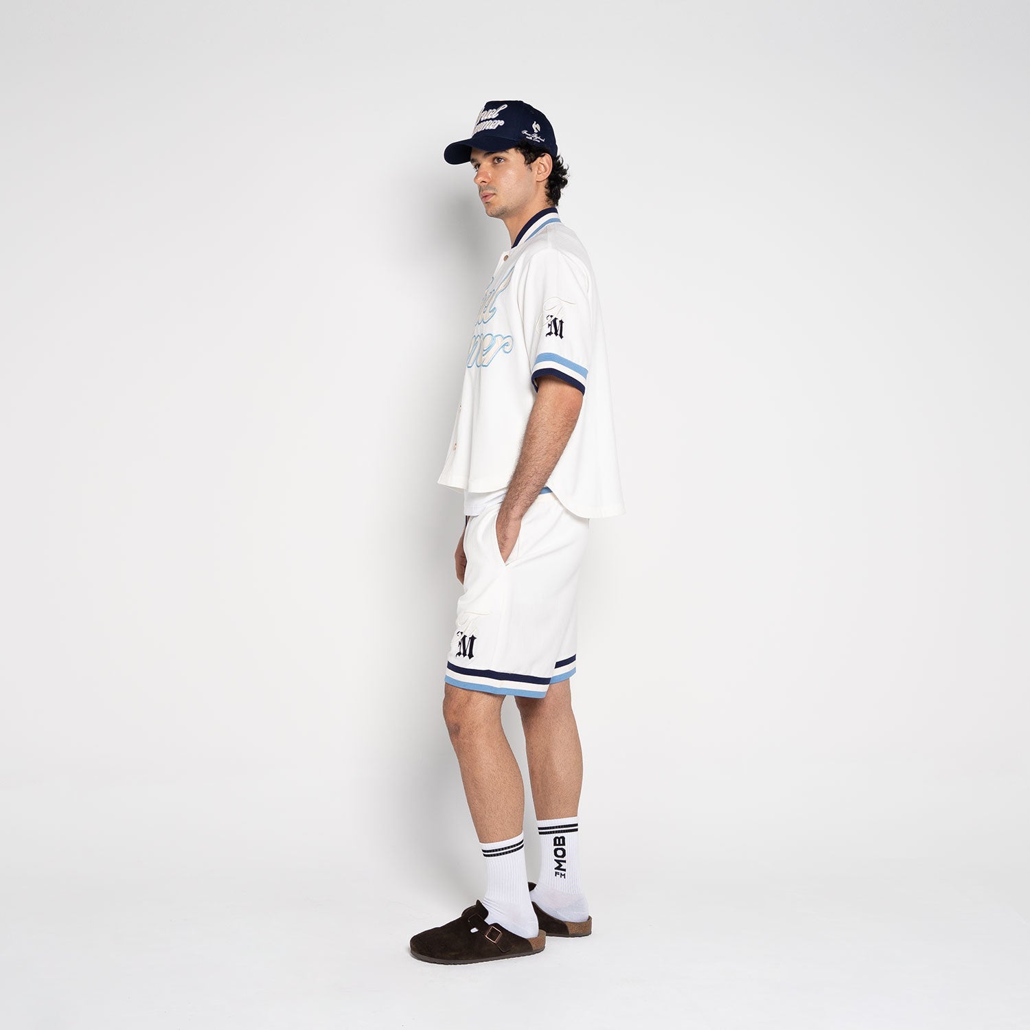 Cruel Summer Baseball Shorts – White - Flashmob Nation