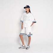 Cruel Summer Baseball Shorts – White - Flashmob Nation