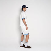 Cruel Summer Baseball Shorts – White - Flashmob Nation