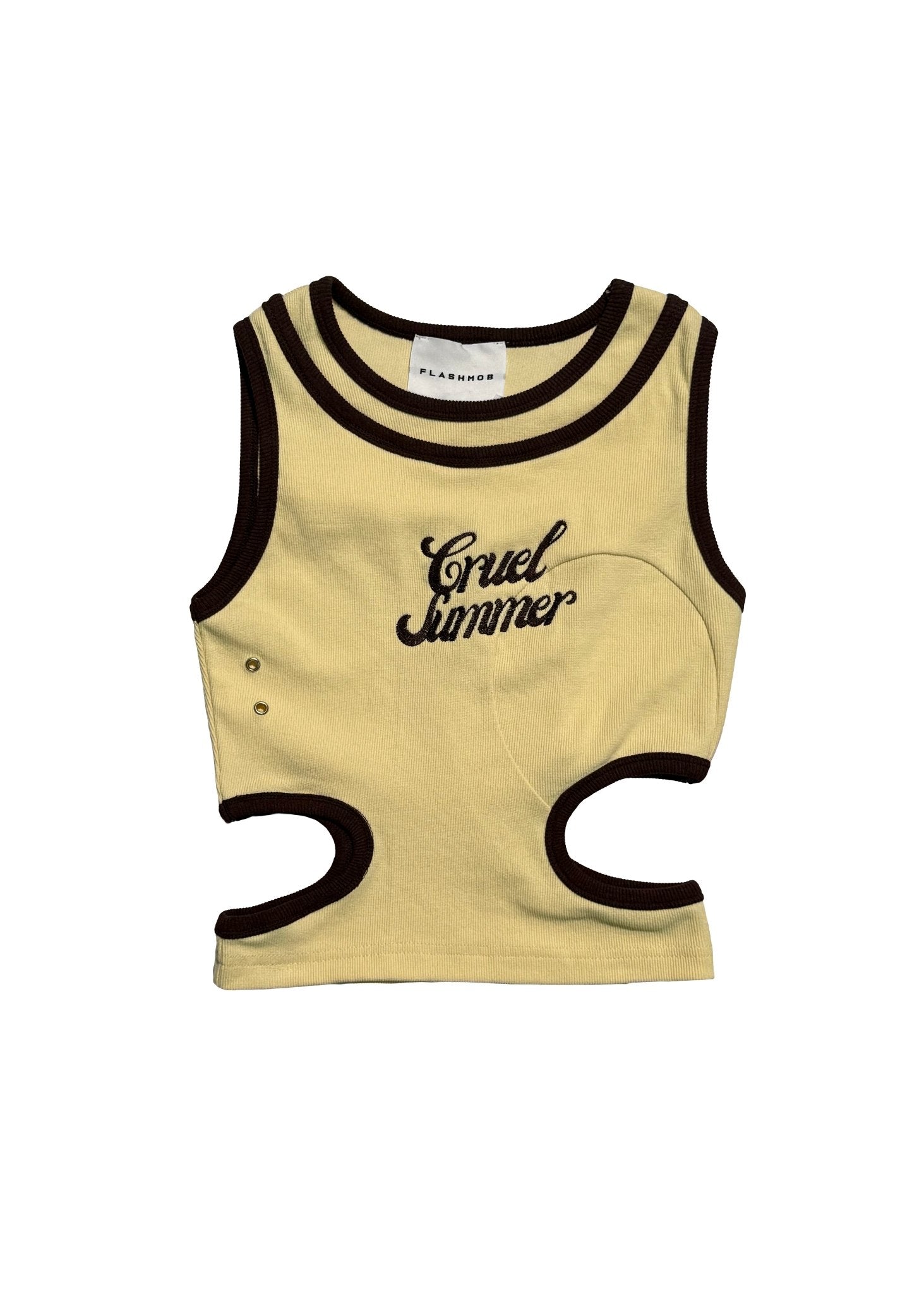 Cruel Summer Cut - Out Tank Top – FM - Flashmob Nation