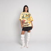 Cruel Summer Graphic T-Shirt – Sorbet Yellow - Flashmob Nation