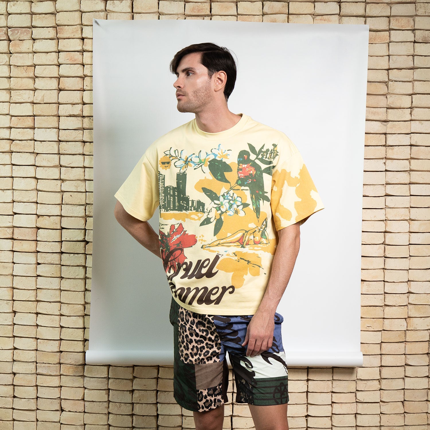 Cruel Summer Graphic T-Shirt – Sorbet Yellow - Flashmob Nation