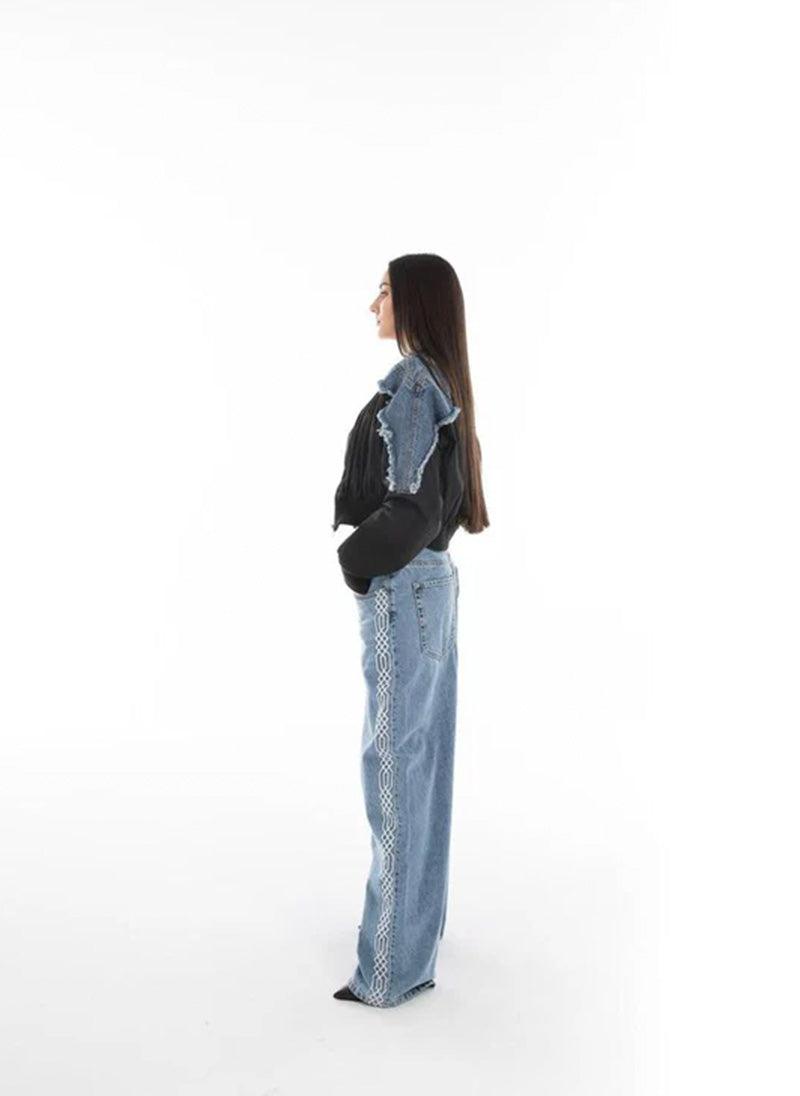 Hybrid Denim Bomber Jacket – Flashmob Nation - Flashmob Nation