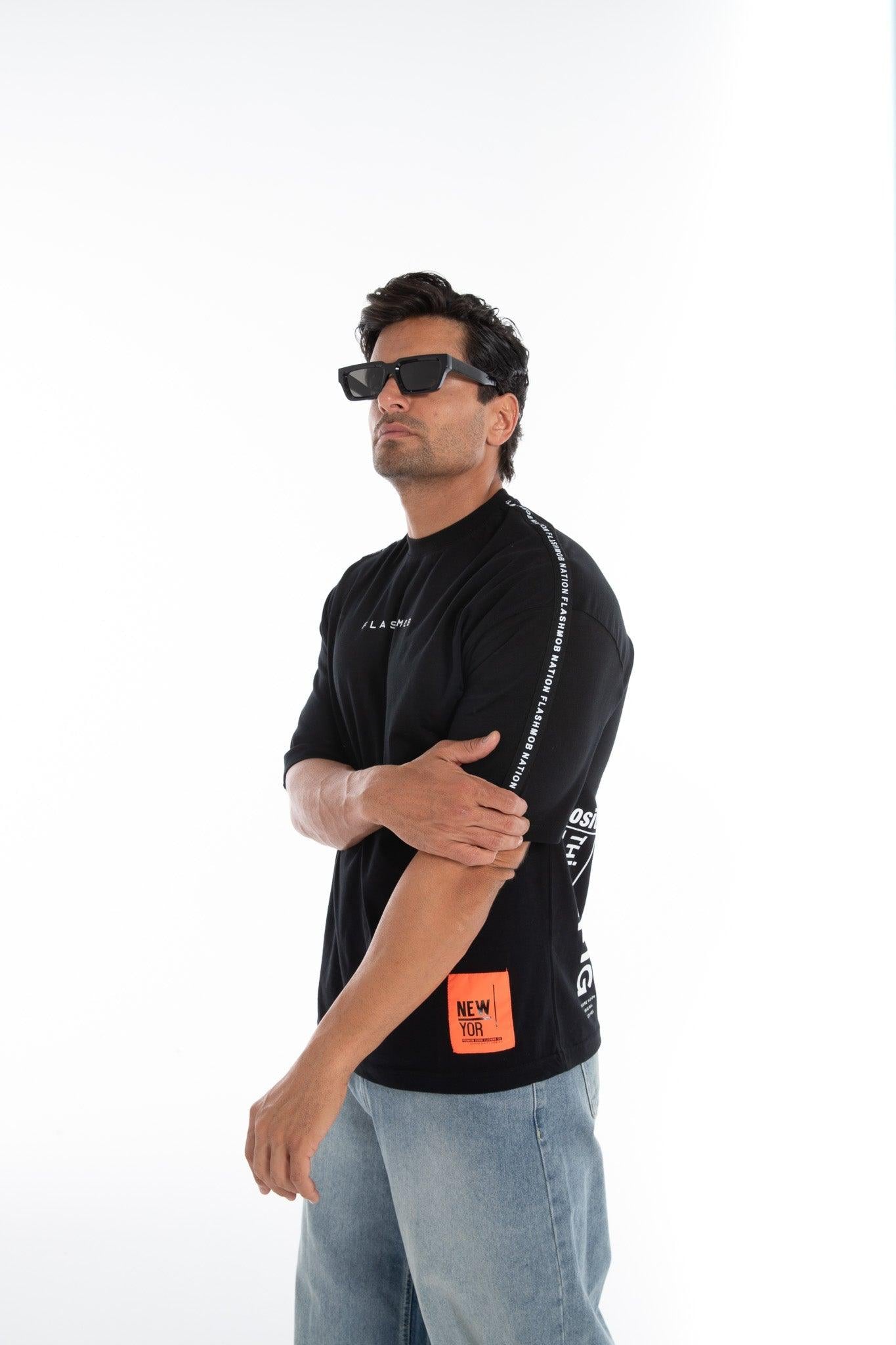 Detailed T-shirt - Flashmob Nation