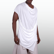 Draped Longline T-Shirt for Men - Flashmob Nation