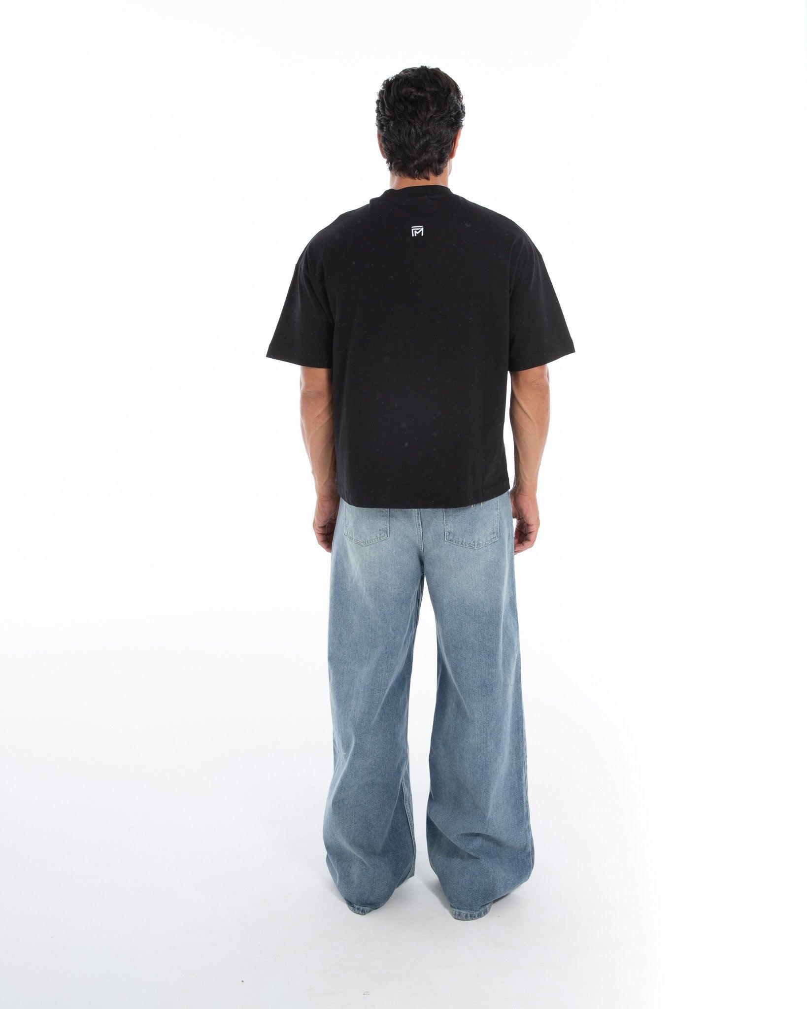 Embroidered Oversized T-Shirt - Flashmob Nation