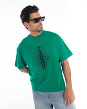 Embroidered Oversized T-Shirt - Flashmob Nation