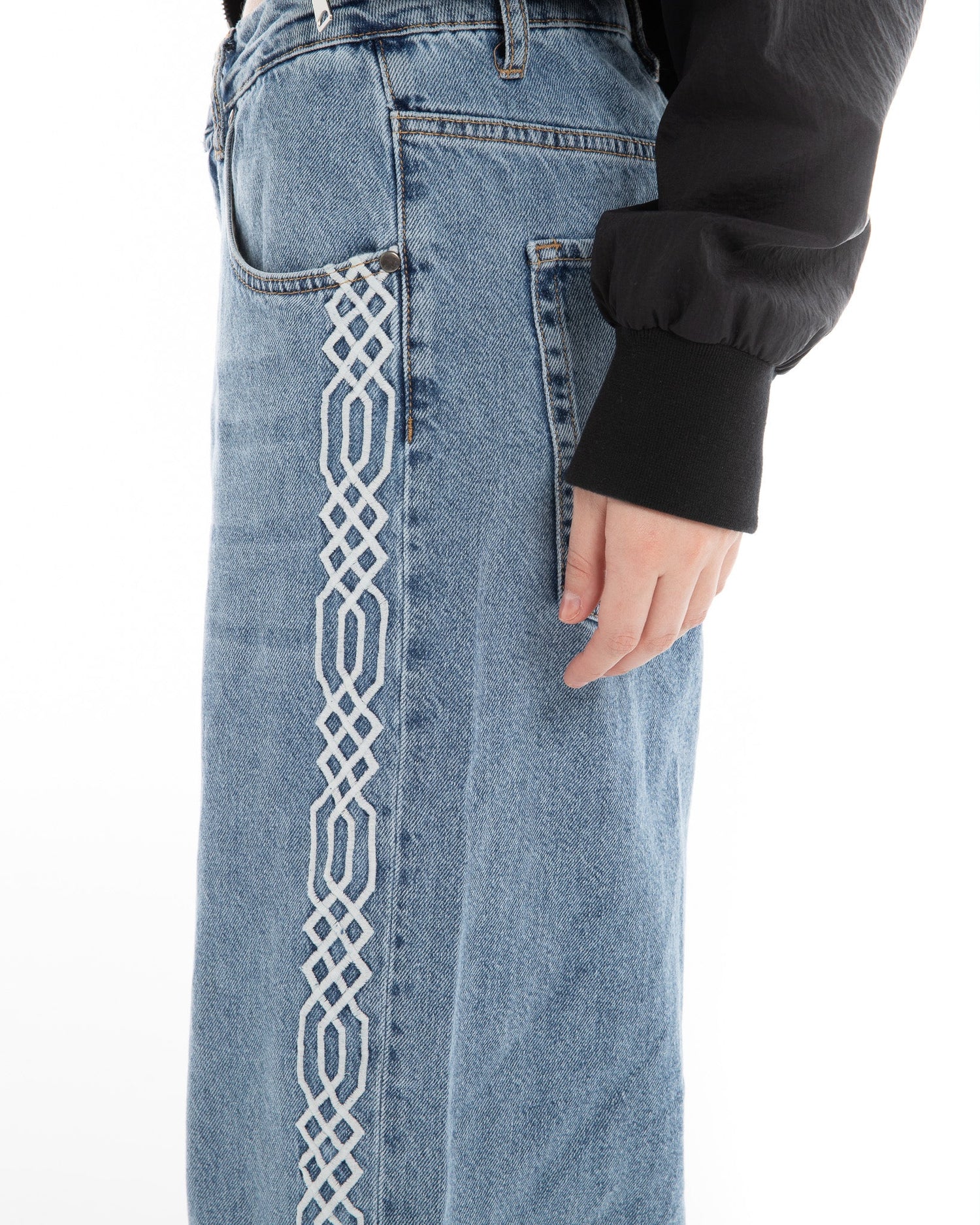 Embroidery Jeans - Flashmob Nation