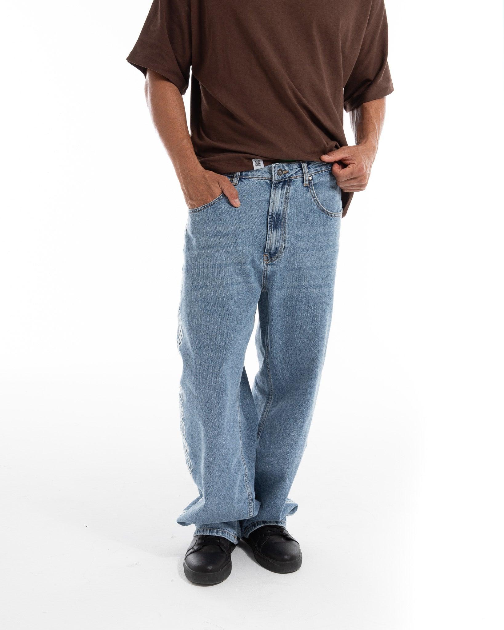 Embroidery Jeans for Men - Flashmob Nation