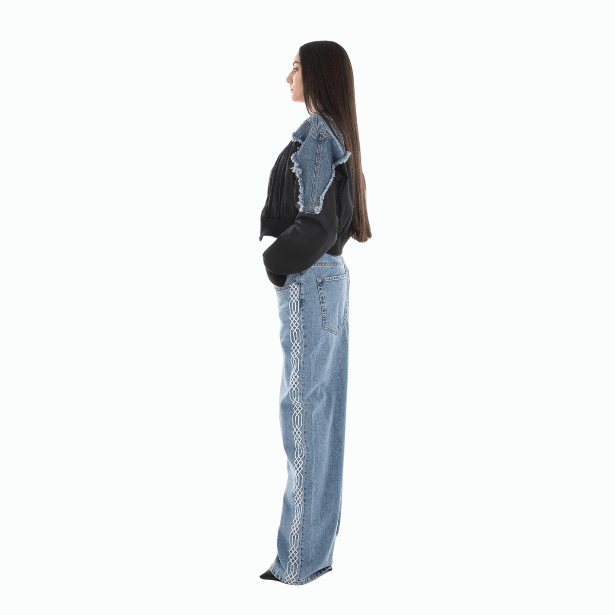 Embroidery Jeans for Women - Flashmob Nation