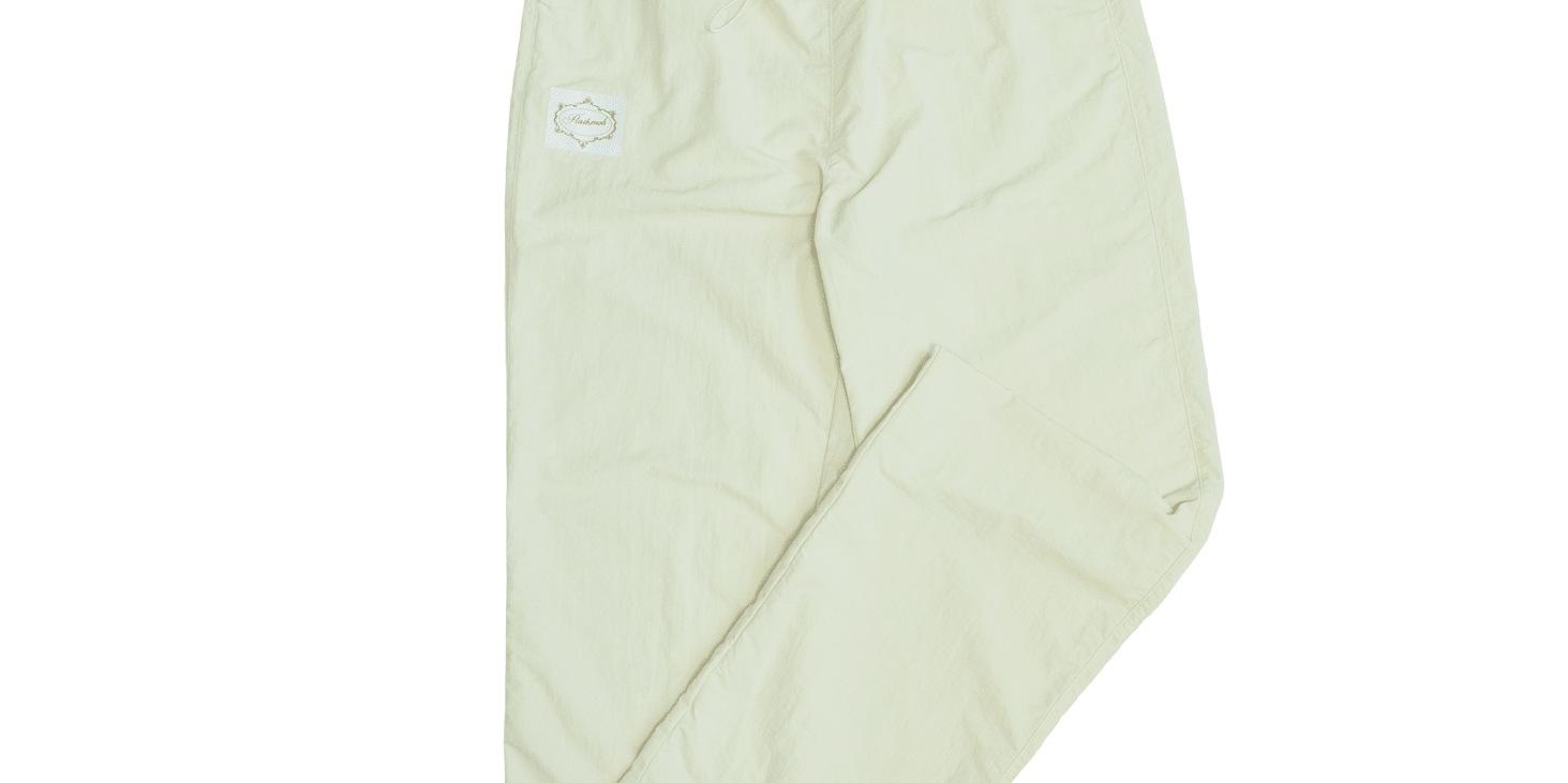 FM Essentials Nylon Pants - White Onyx - Flashmob Nation