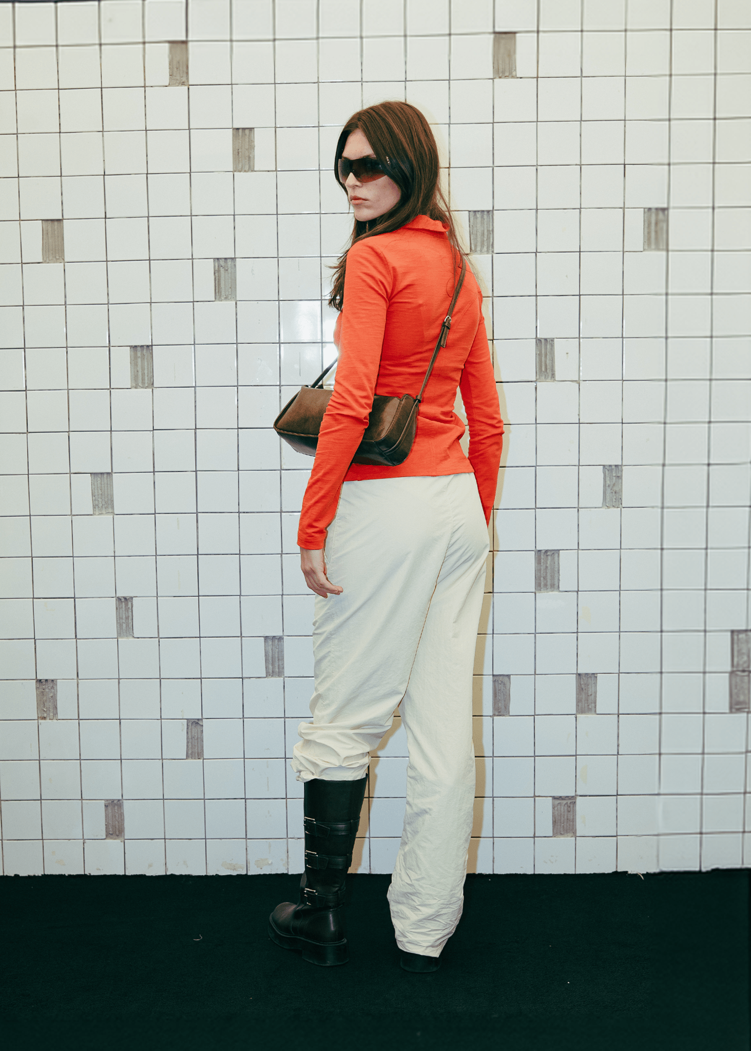 FM Essentials Nylon Pants - White Onyx - Flashmob Nation