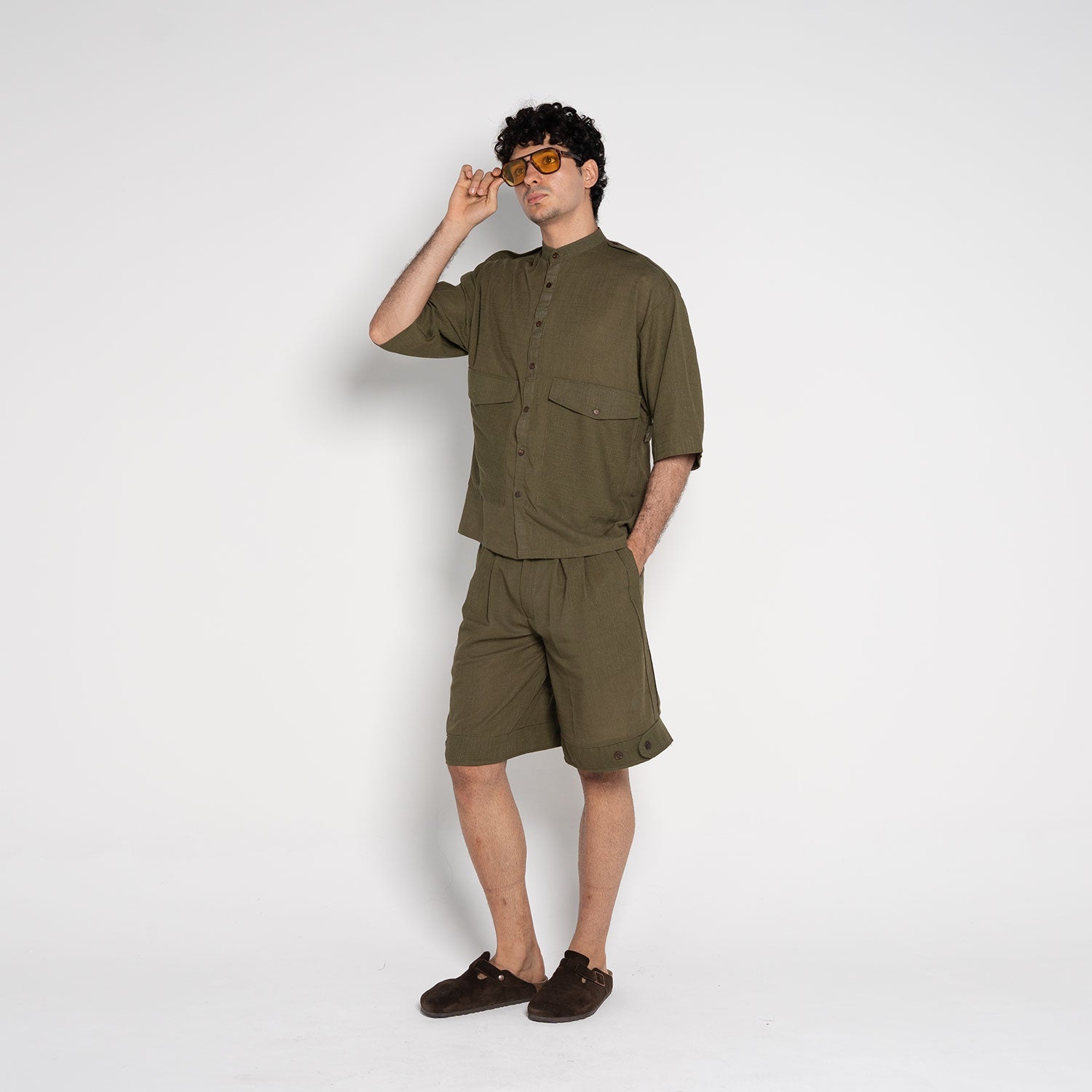 FM Linen Army Set – Army Green - Flashmob Nation