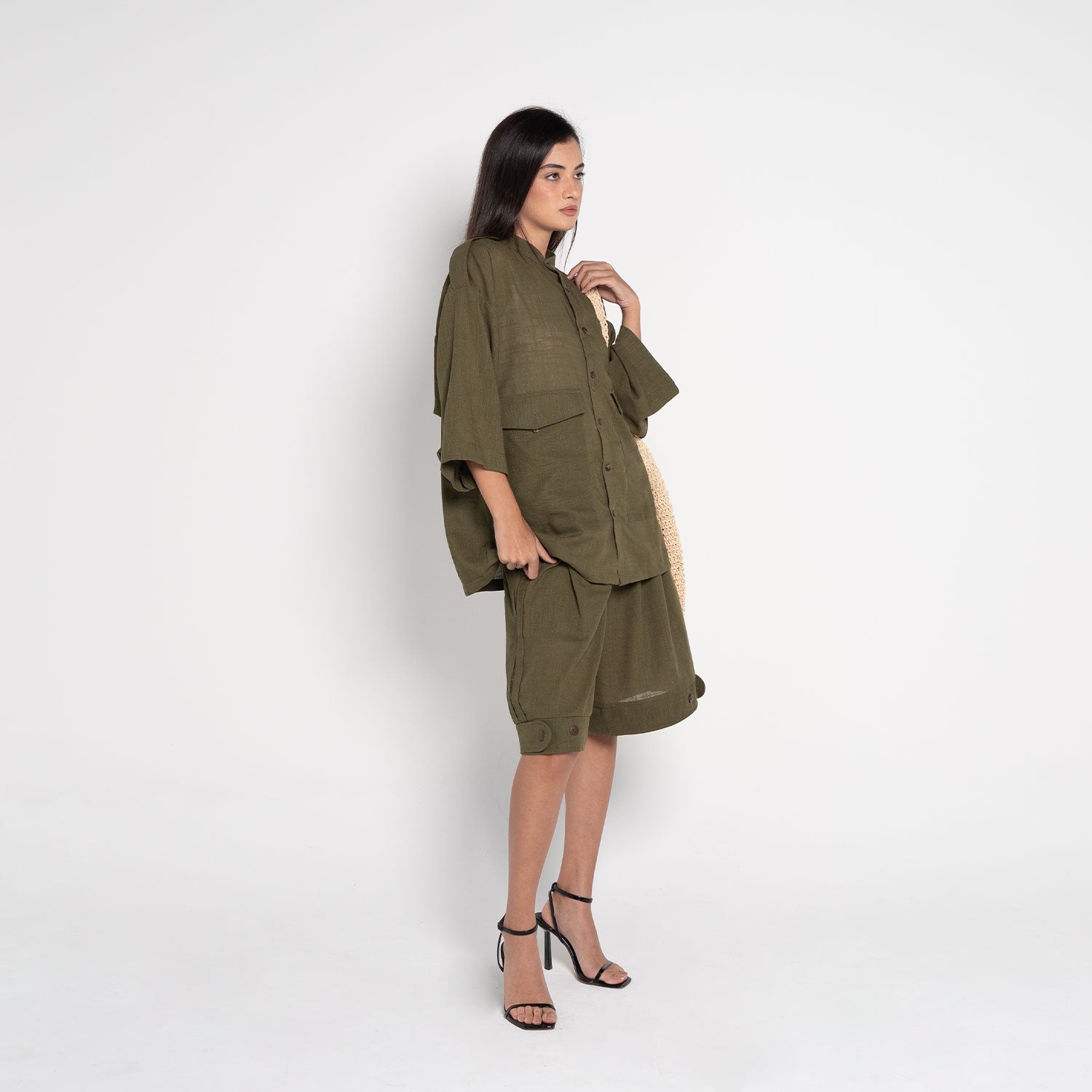 FM Linen Army Set – Army Green - Flashmob Nation