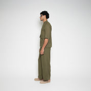 FM Linen Army Shirt – Army Green - Flashmob Nation