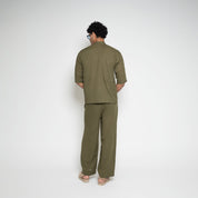 FM Linen Army Shirt – Army Green - Flashmob Nation